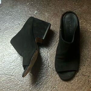 Vince suede platforms